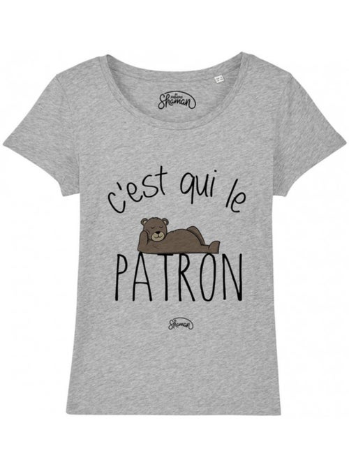 T-shirt Femme - C'EST QUI LE PATRON - Kiabi T-shirt Femme - C'EST QUI LE PATRON - Kiabi
