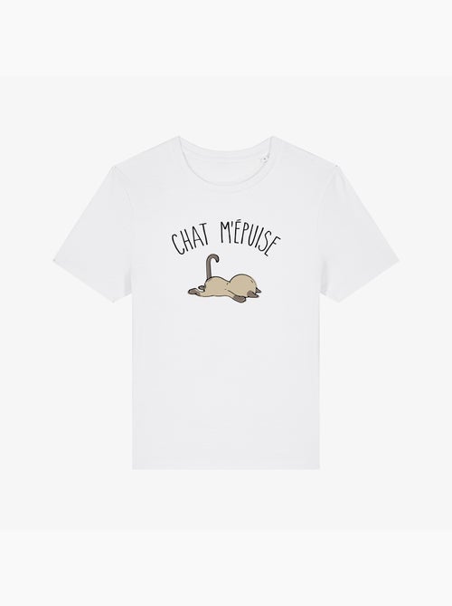T-shirt Femme - CHAT M'EPUISE - Kiabi T-shirt Femme - CHAT M'EPUISE - Kiabi