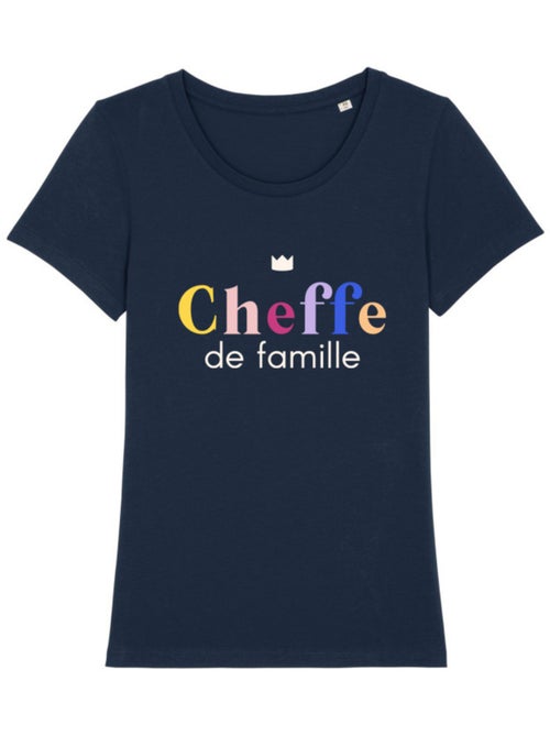 T-shirt Femme - CHEFFE DE FAMILLE - Kiabi