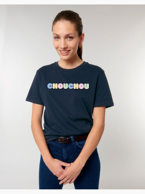 T-shirt Femme - CHOUCHOU FACE COLORE - Kiabi