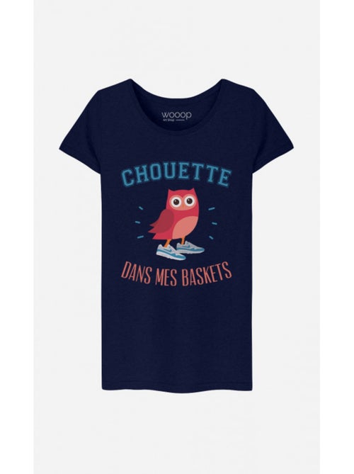 T-shirt Femme - CHOUETTE DANS MES BASKETS - Kiabi
