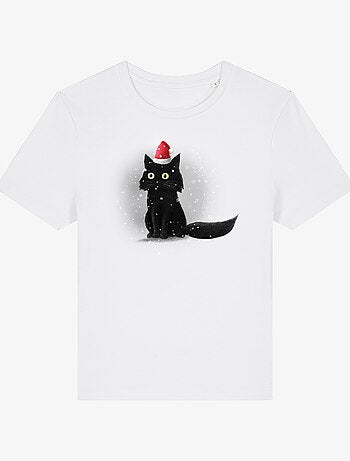 T-shirt Femme - CHRISTMAS CAT