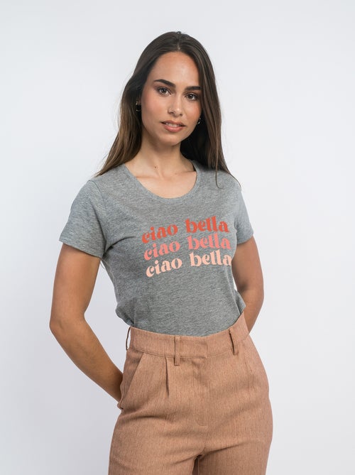 T-shirt Femme - CIAO BELLA - Kiabi T-shirt Femme - CIAO BELLA - Kiabi