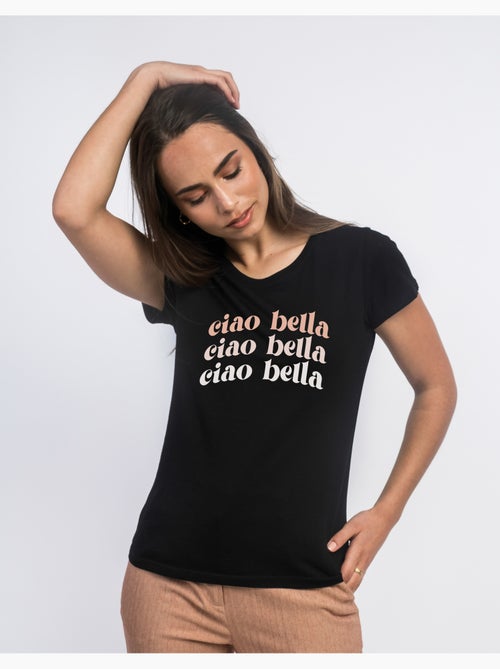 T-shirt Femme - CIAO BELLA - Kiabi T-shirt Femme - CIAO BELLA - Kiabi