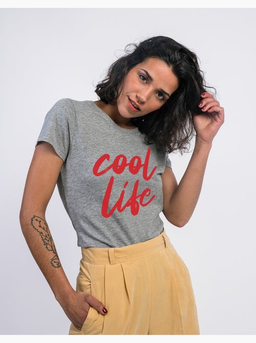T-shirt Femme - COOL LIFE WAF - Kiabi T-shirt Femme - COOL LIFE WAF - Kiabi