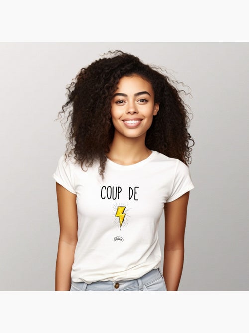 T-shirt Femme - COUP DE FOUDRE - Kiabi T-shirt Femme - COUP DE FOUDRE - Kiabi