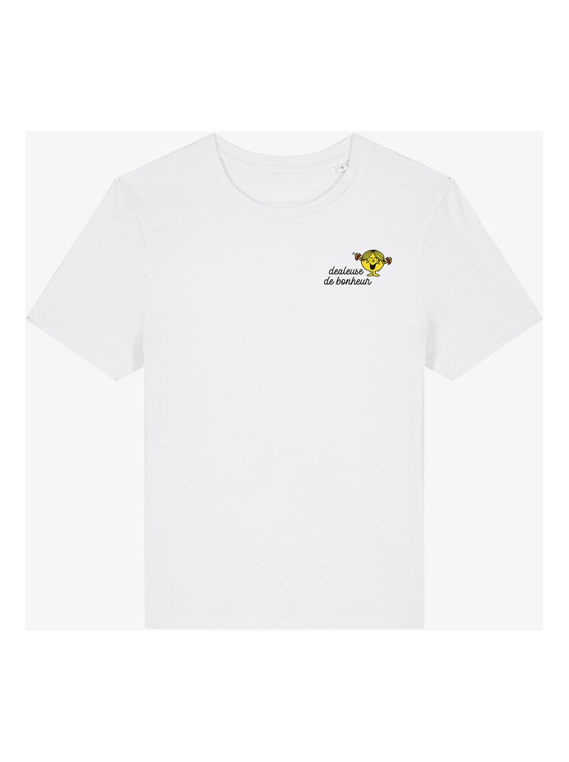 T-shirt Femme - DEALEUSE DE BONHEUR COEUR Blanc - Kiabi