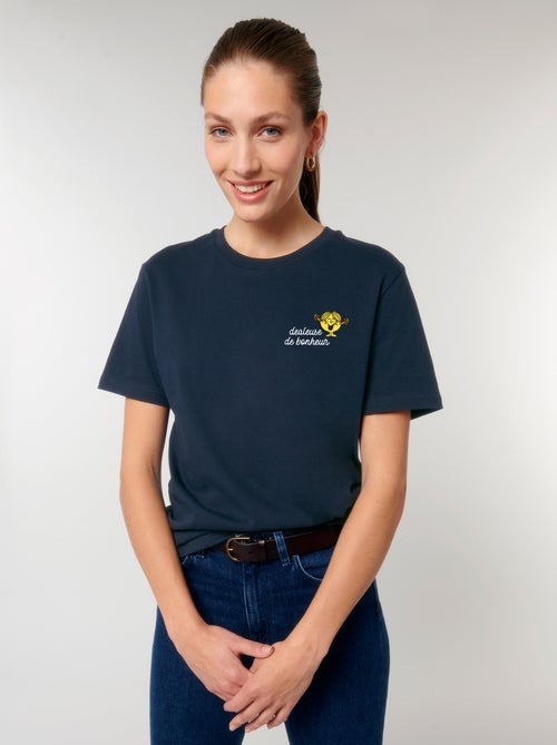 T-shirt Femme - DEALEUSE DE BONHEUR COEUR - Kiabi
