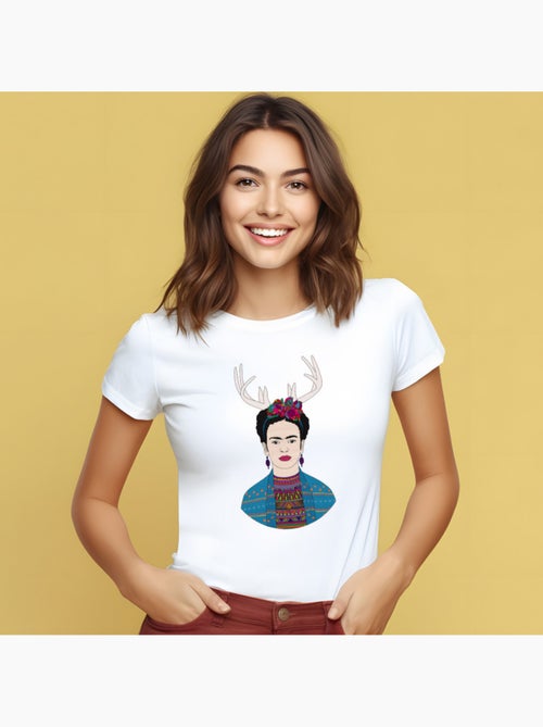 T-shirt Femme - DEER FRIDA - Kiabi T-shirt Femme - DEER FRIDA - Kiabi