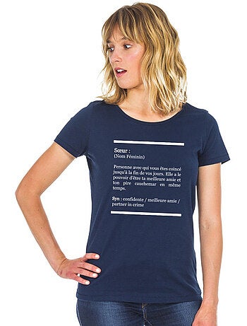 T-shirt femme - définition sœur