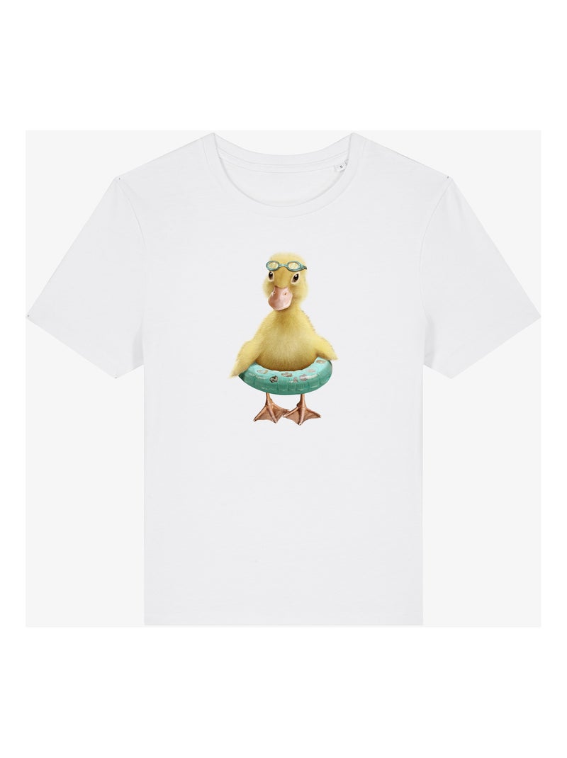 T-shirt Femme - DUCK BOUEE Blanc - Kiabi
