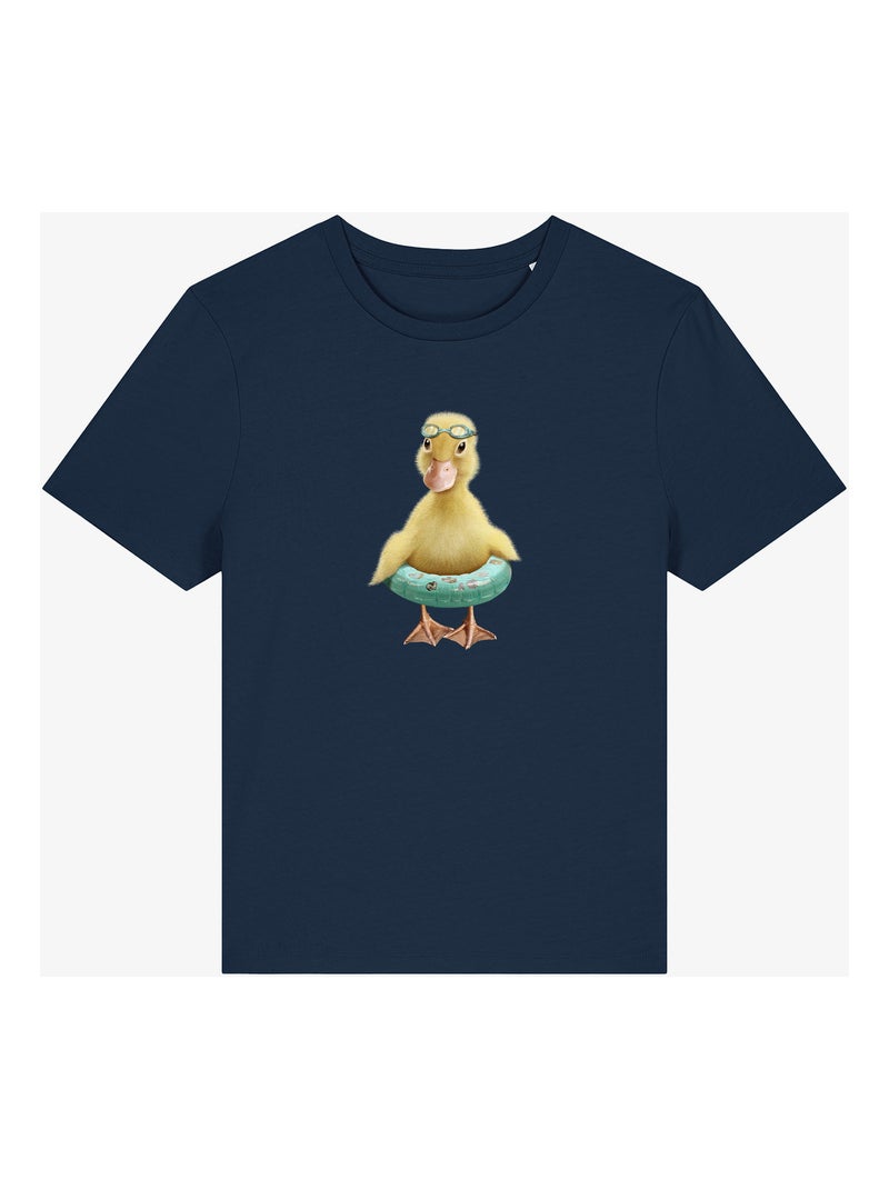T-shirt Femme - DUCK BOUEE Bleu marine - Kiabi