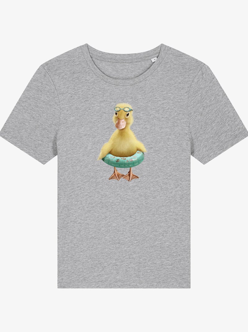 T-shirt Femme - DUCK BOUEE Gris chiné - Kiabi