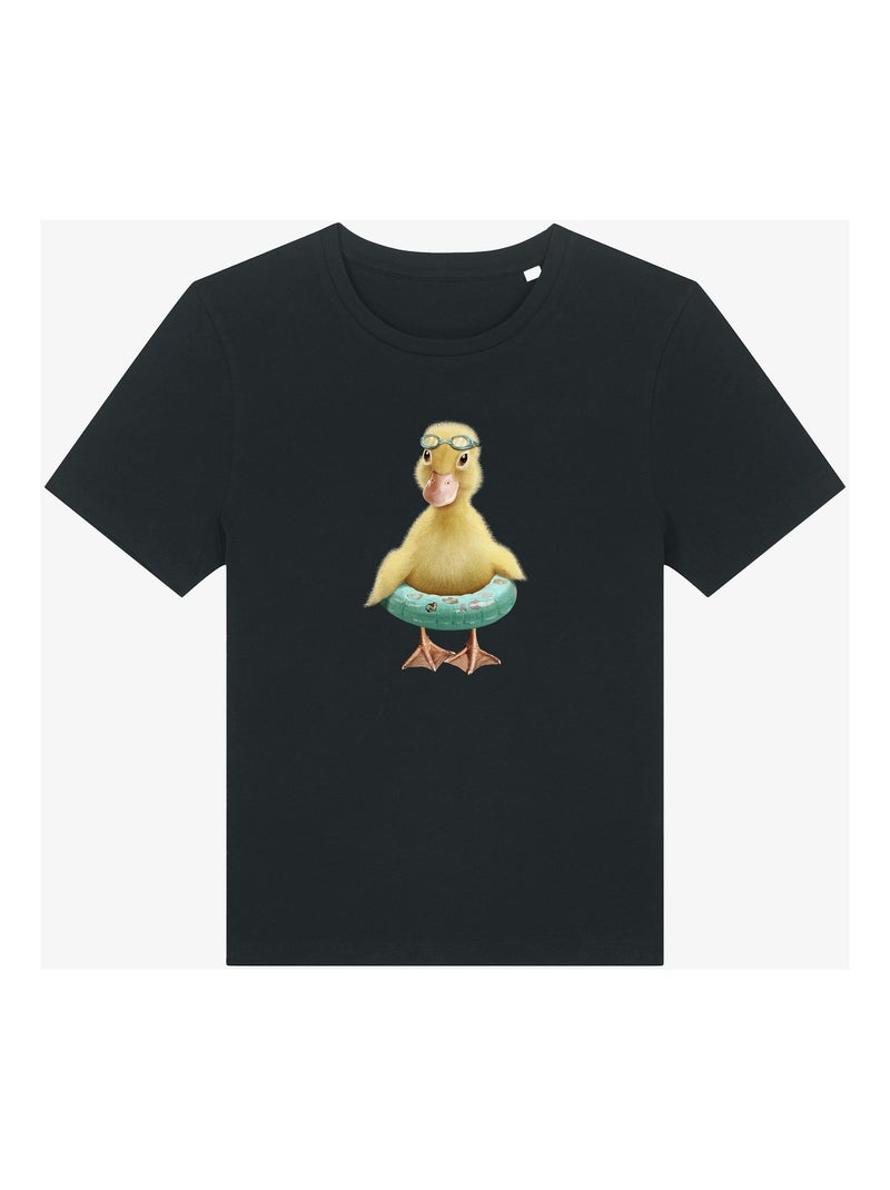 T-shirt Femme - DUCK BOUEE Noir - Kiabi