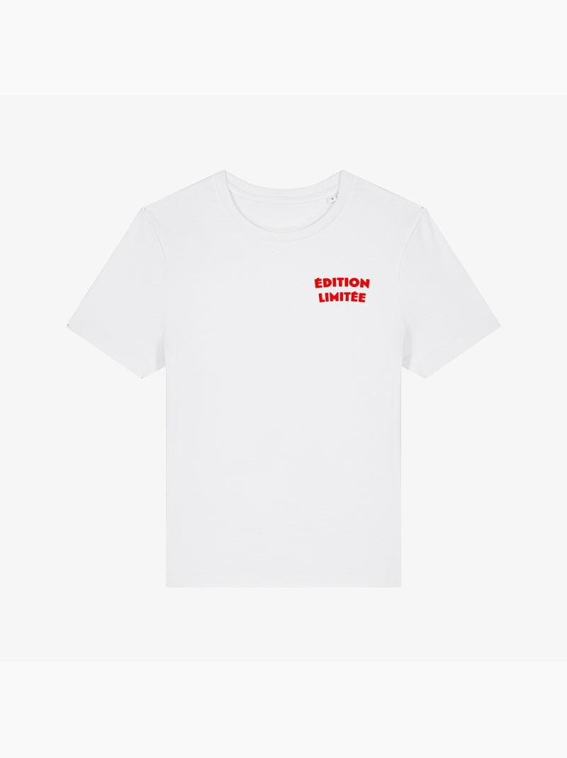 T-shirt Femme - EDITION LIMITÉE CŒUR Blanc - Kiabi