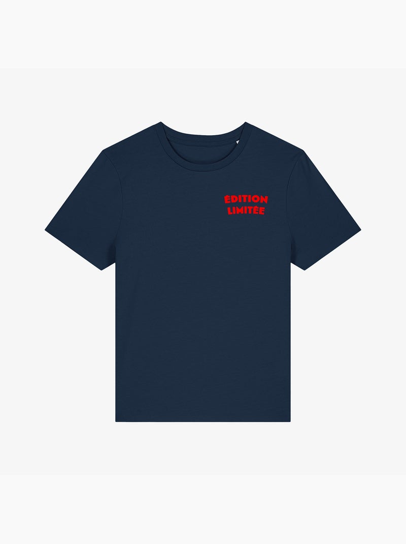 T-shirt Femme - EDITION LIMITÉE CŒUR Bleu marine - Kiabi