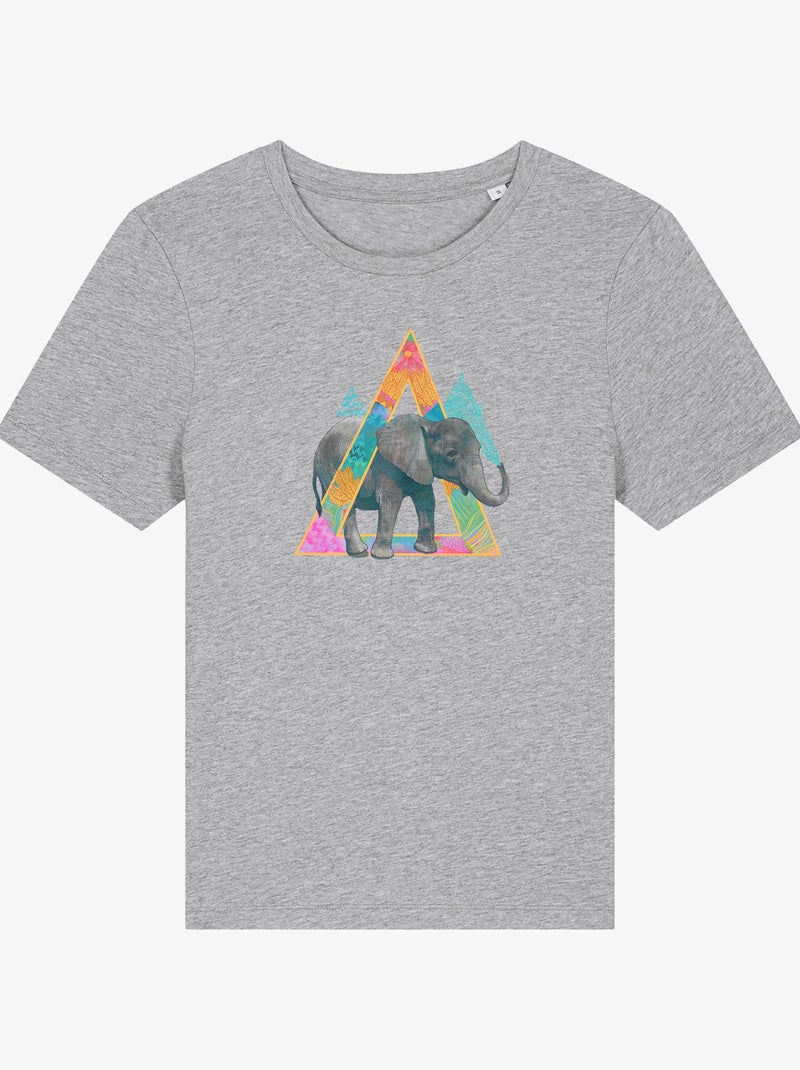 T-shirt Femme - ELEPHANT Gris chiné - Kiabi