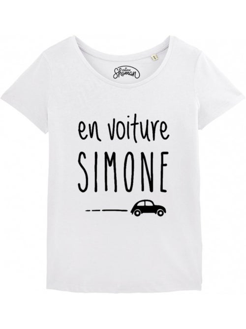 T-shirt Femme - EN VOITURE SIMONE - Kiabi T-shirt Femme - EN VOITURE SIMONE - Kiabi
