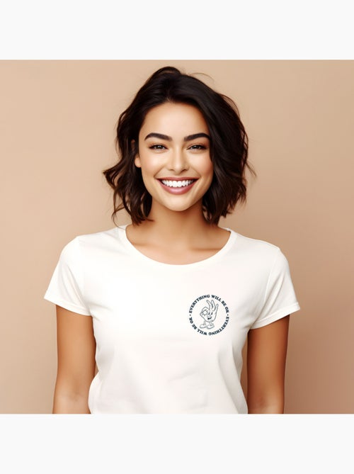 T-shirt Femme - EVERYTHING WILL BE OK - Kiabi