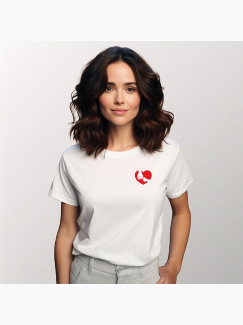 T-shirt Femme - FAMILLE CŒUR - Kiabi