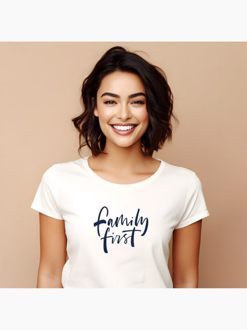 T-shirt Femme - FAMILY FIRST - Kiabi T-shirt Femme - FAMILY FIRST - Kiabi