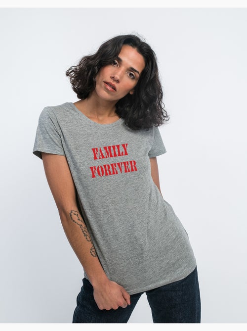 T-shirt Femme - FAMILY FOREVER - Kiabi T-shirt Femme - FAMILY FOREVER - Kiabi