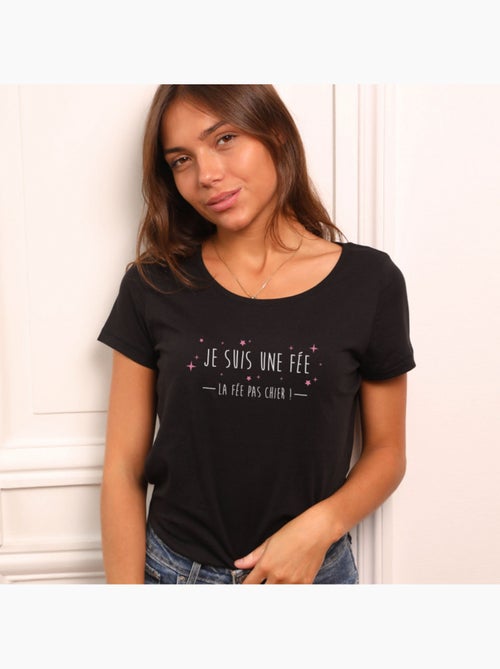 T-shirt Femme - FEE PAS CHIER - Kiabi T-shirt Femme - FEE PAS CHIER - Kiabi