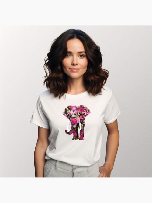 T-shirt Femme - FLORAL ELEPHANT - Kiabi T-shirt Femme - FLORAL ELEPHANT - Kiabi
