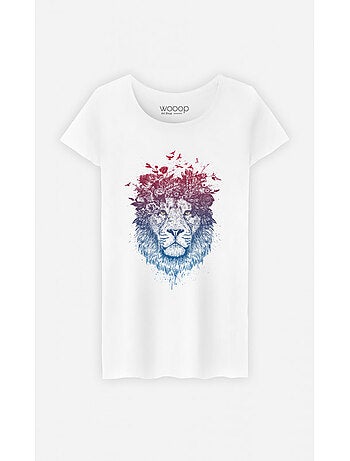 T-shirt Femme - FLORAL LION
