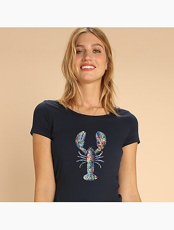 T-shirt Femme - FLORAL LOBSTER