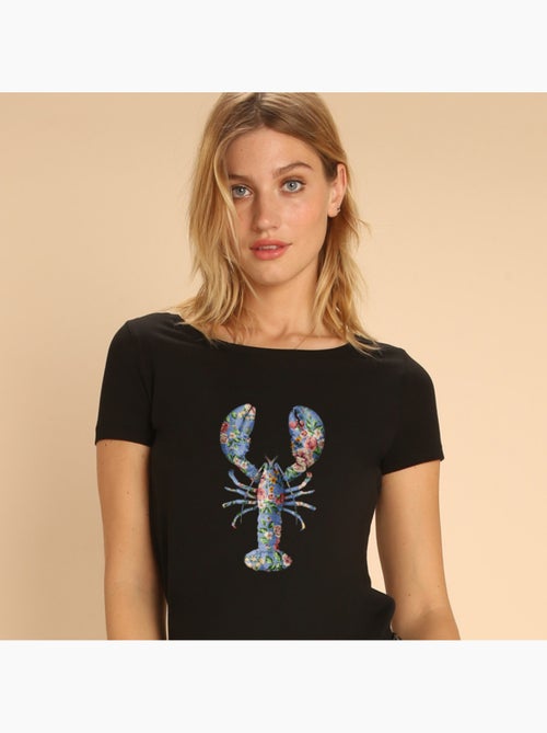 T-shirt Femme - FLORAL LOBSTER - Kiabi T-shirt Femme - FLORAL LOBSTER - Kiabi