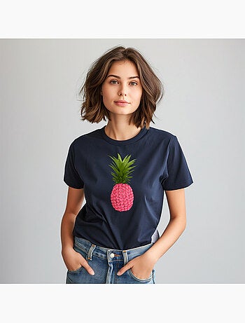 T-shirt Femme - FLORAL PINEAPPLE