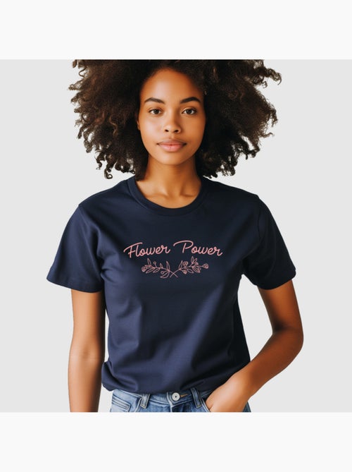 T-shirt Femme - FLOWER-POWER - Kiabi