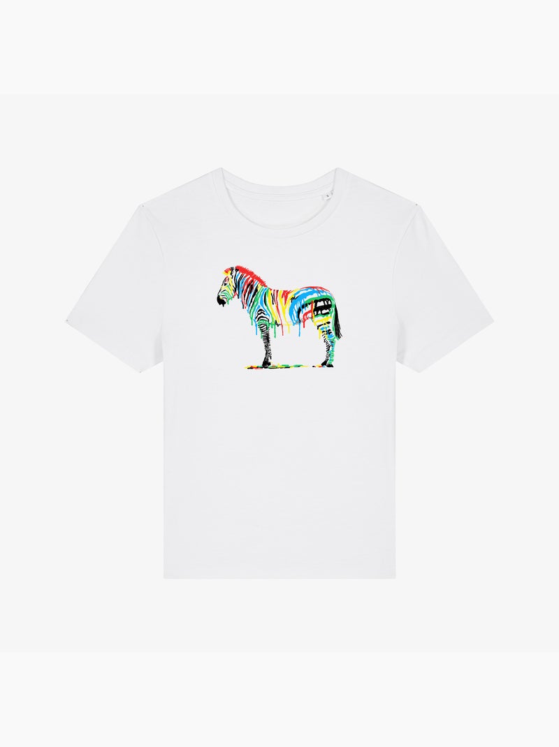 T-shirt Femme - FRESH PAINT Blanc - Kiabi