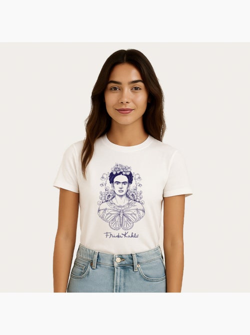 T-shirt Femme - FRIDA KAHLO BUTTERFLY - Kiabi T-shirt Femme - FRIDA KAHLO BUTTERFLY - Kiabi
