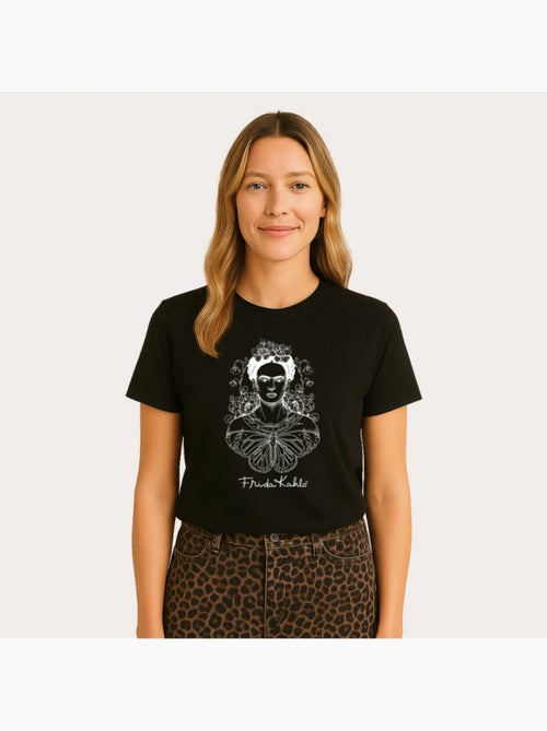 T-shirt Femme - FRIDA KAHLO BUTTERFLY - Kiabi T-shirt Femme - FRIDA KAHLO BUTTERFLY - Kiabi