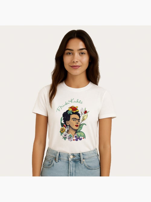 T-shirt Femme - FRIDA KAHLO FLOWERS - Kiabi T-shirt Femme - FRIDA KAHLO FLOWERS - Kiabi