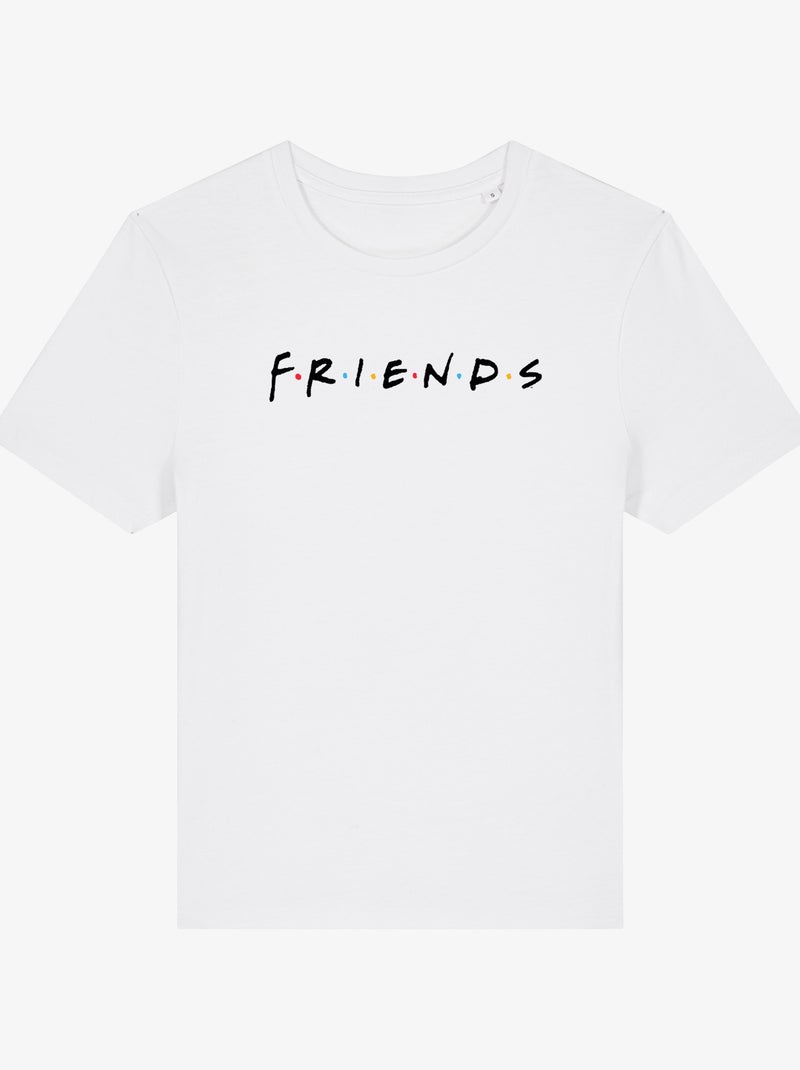 T-shirt Femme - FRIENDS LOGO BLACK Blanc - Kiabi