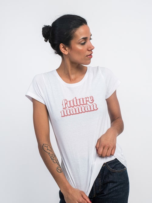 T-shirt Femme - FUTURE MAMAN MPT - Kiabi T-shirt Femme - FUTURE MAMAN MPT - Kiabi