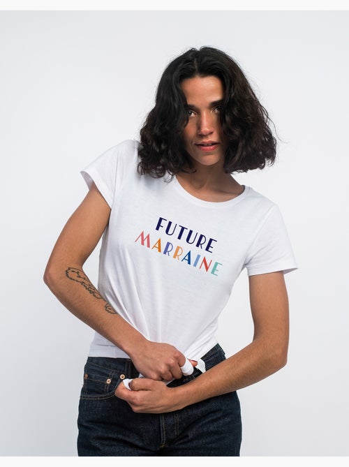T-shirt Femme - FUTURE MARRAINE - Kiabi
