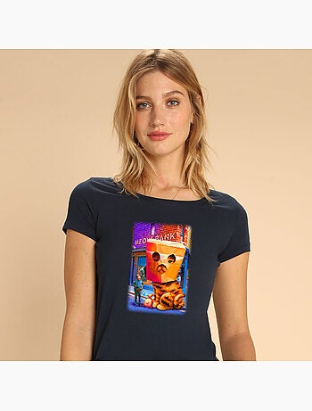 T-shirt Femme - GIANT CAT ROBBERY