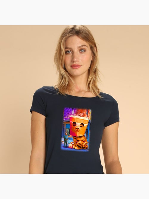 T-shirt Femme - GIANT CAT ROBBERY - Kiabi T-shirt Femme - GIANT CAT ROBBERY - Kiabi