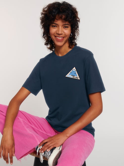 T-shirt Femme - GIGGLE ALL DAY COEUR - Kiabi T-shirt Femme - GIGGLE ALL DAY COEUR - Kiabi