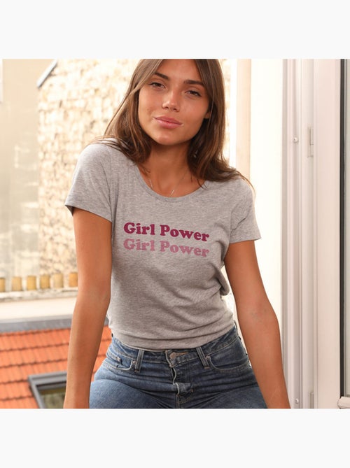T-shirt Femme - GIRL POWER - Kiabi T-shirt Femme - GIRL POWER - Kiabi