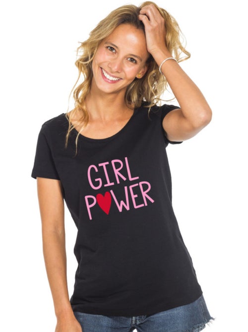T-shirt Femme - GIRL POWER MPT - Kiabi T-shirt Femme - GIRL POWER MPT - Kiabi