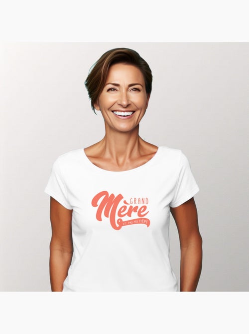 T-shirt Femme - GRAND MÈRE ET PAS PEU FIÈRE - Kiabi T-shirt Femme - GRAND MÈRE ET PAS PEU FIÈRE - Kiabi