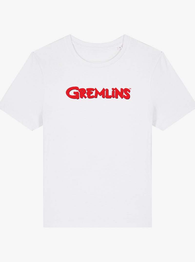 T-shirt Femme - GREMLINS LOGO Blanc - Kiabi