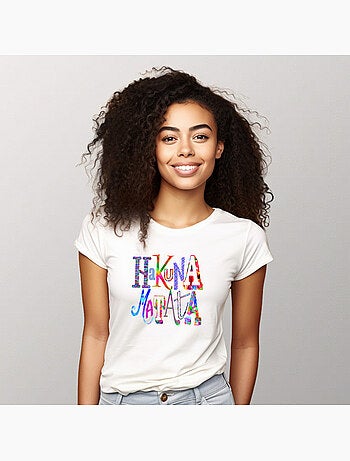 T-shirt Femme - HAKUNA MATATA COLOR