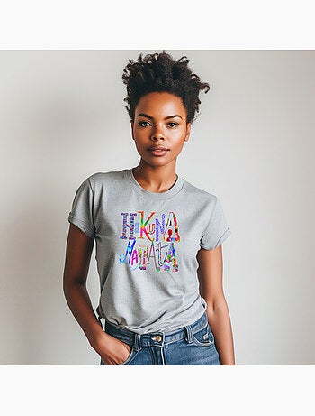 T-shirt Femme - HAKUNA MATATA COLOR