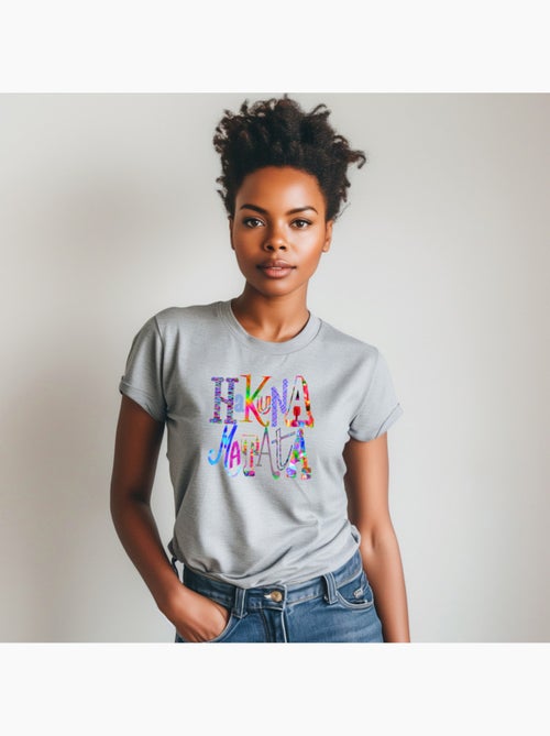 T-shirt Femme - HAKUNA MATATA COLOR - Kiabi